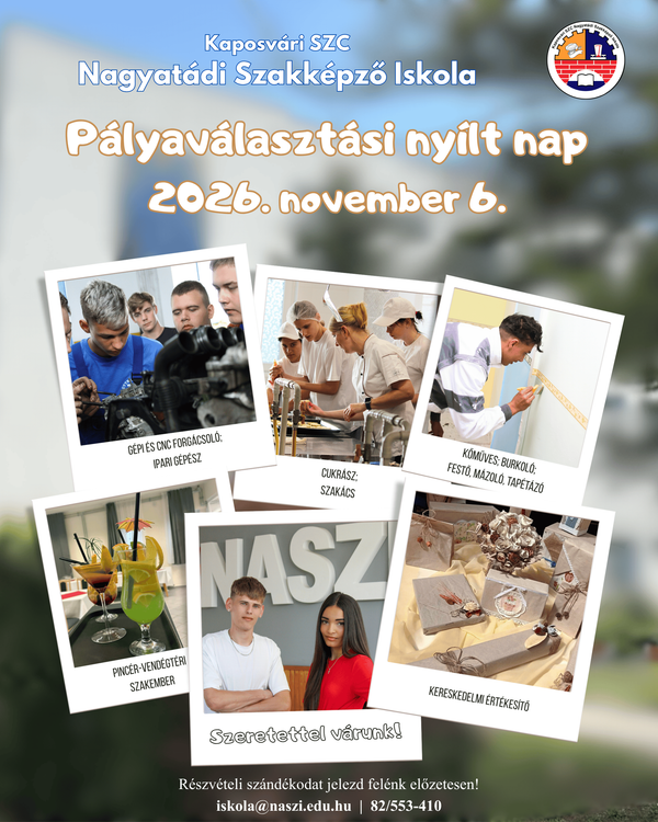 Pályaválasztási nyílt nap 2026