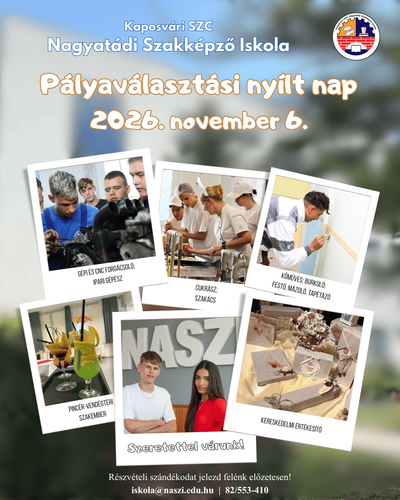 Pályaválasztási nyílt nap 2026